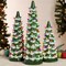Best Choice Products Set of 3 XL Pre-Lit Hand-Painted Ceramic Tabletop Christmas Trees